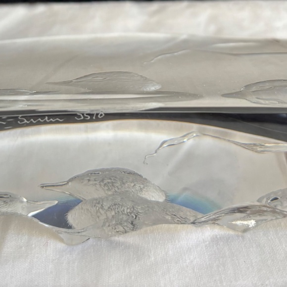 Mats Jonasson Sweden Baby Chicks Sculpture Paperweight - Picture 2 of 2